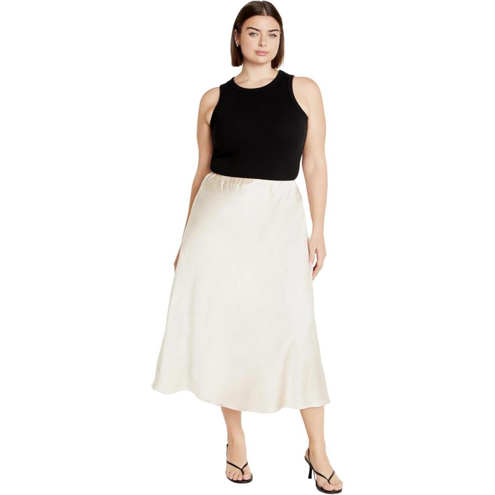 image:imageCity Chic Womens Plus Size Skirt  MirandaCream