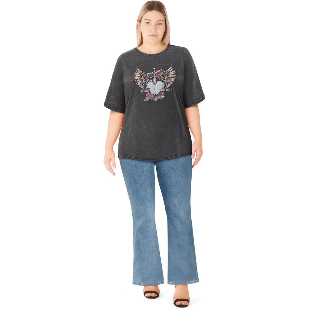image:imageCity Chic Womens Plus Size Tee  KoraBlack S