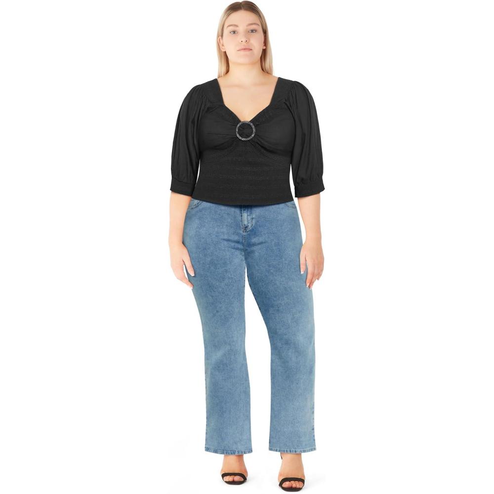 image:imageCity Chic Womens Plus Size Top  AlejandraBlack