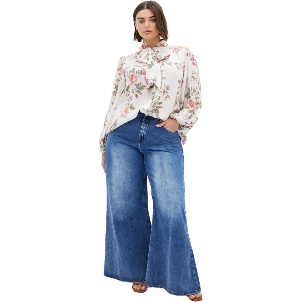 image:imageCity Chic Womens Plus Size Top  Arianna PrintElegant Fl Prt