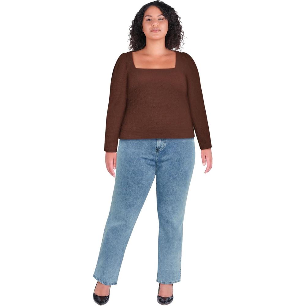 image:imageCity Chic Womens Plus Size Top  JacquelineChocolate