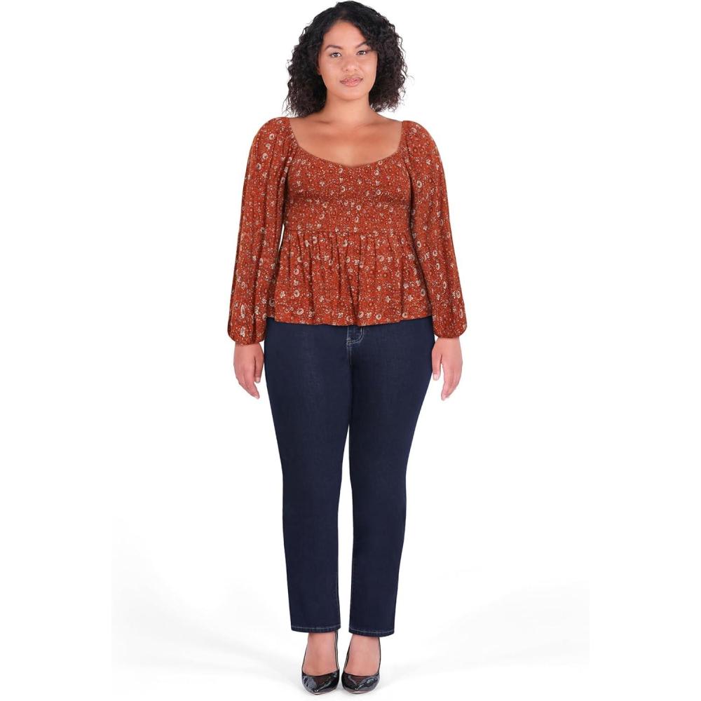image:imageCity Chic Womens Plus Size Top MonroeSpice Ditsy