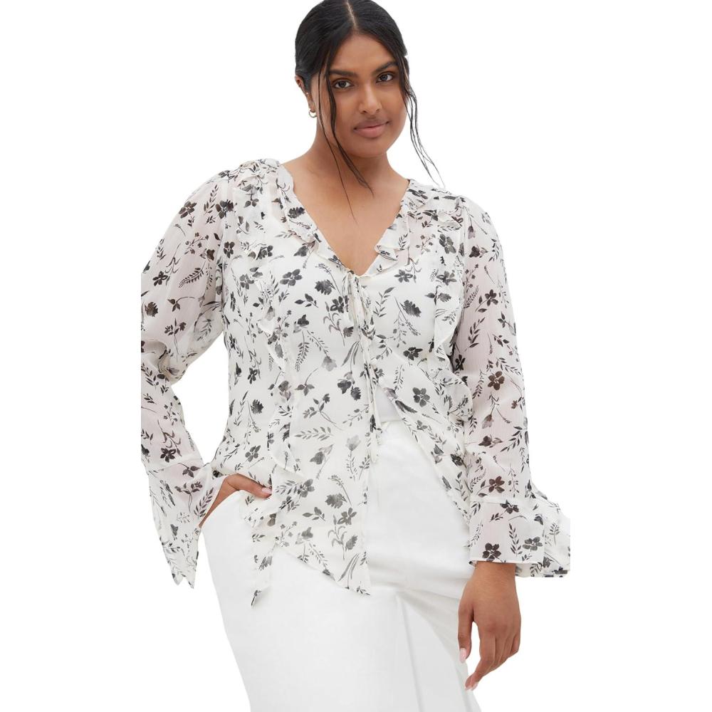image:imageCity Chic Womens Plus Size Top  Sweet NothingsAria Mono