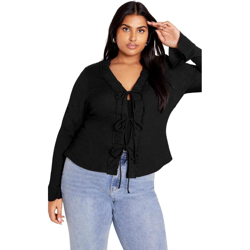 image:imageCity Chic Womens Plus Size Top CharmaineBlack