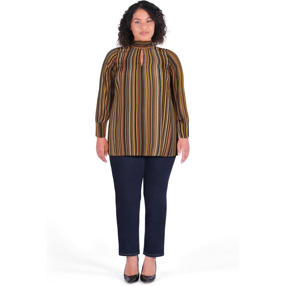 image:imageCity Chic Womens Plus Size Tunic  Stripe PrintStripe