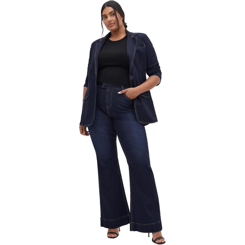 image:imageCity Chic Womens Plus Size West End Dark Denim JeanDark Denim