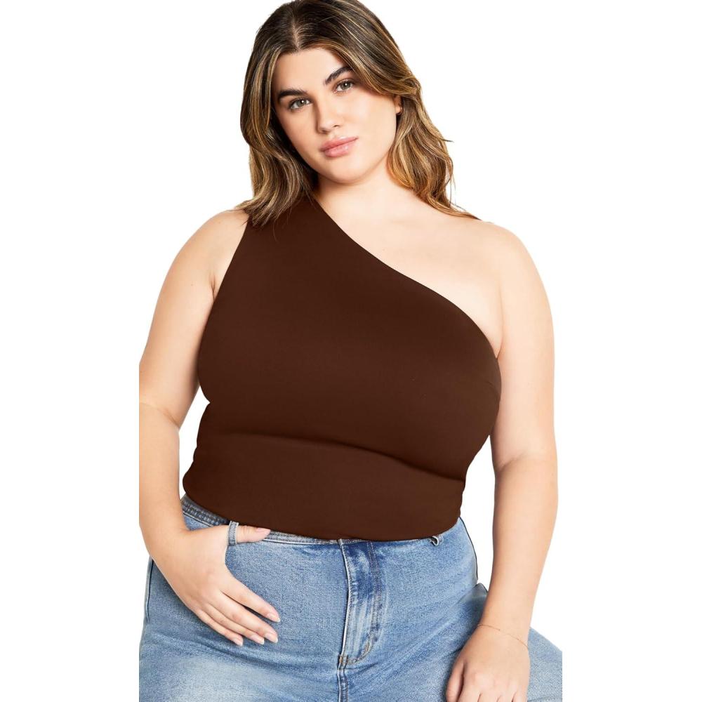 image:imageCity Chic Womens Swept Away TopCocoa