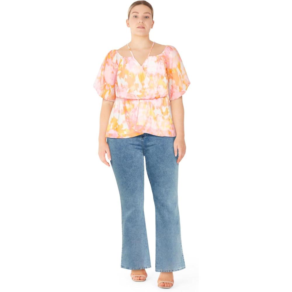 image:imageCity Chic Womens Top  Alina PrintPink Print