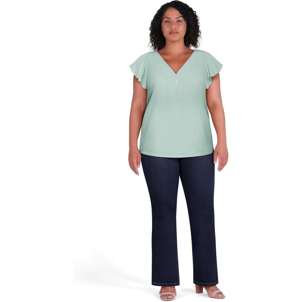 image:imageCity Chic Womens Top FlorrieBlue