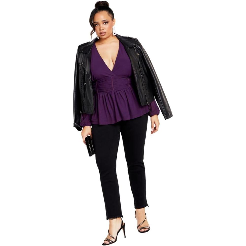 image:imageCity Chic Womens TopRapturePetunia