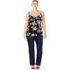 image:imageCity Chic Womens Cami  Violet Ophelia PrintBlack Print