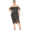 image:imageCity Chic Womens Dress Gina SpotBlk Polka Dot