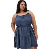 image:imageCity Chic Womens DressSweet Tiers MiniDark Denim