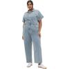 image:imageCity Chic Womens Plus Size Boiler Suit  KarsynLight Denim