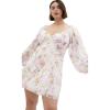 image:imageCity Chic Womens Plus Size Dress  Flirty Floral Print MiniFlirty Floral