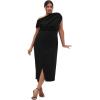 image:imageCity Chic Womens Plus Size Dress  Sassy Off ShoulderBlack
