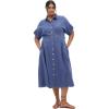 image:imageCity Chic Womens Plus Size DressCassidy Mid WashMid Wash