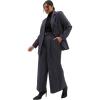 image:imageCity Chic Womens Plus Size Pants  Karla Pinstripe Wide LegNavy Stripe
