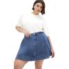 image:imageCity Chic Womens Plus Size Skirt  Flare DenimMid Denim