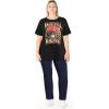 image:imageCity Chic Womens Plus Size Tee  BrinleyBlack Print