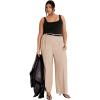 image:imageCity Chic Womens Plus Size Top  Arami Deep Round NeckBlack