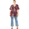 image:imageCity Chic Womens Plus Size Top  MavisRed Floral