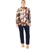 image:imageCity Chic Womens Shirt  Sheer Passion PrintGeo Print