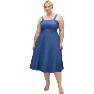 City Chic Womens Dress – Averie(Light Wash)