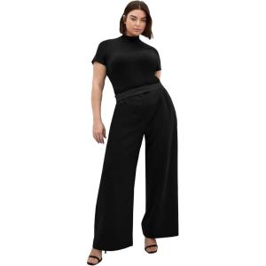 City Chic Women’s Pants-Alece Wide Leg(Black)