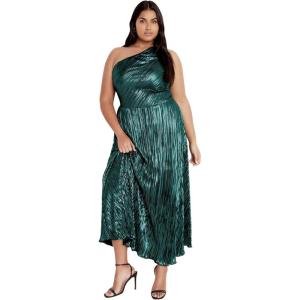 City Chic Women’s Plus Size Cocktail Dress – Kamila(Emerald)