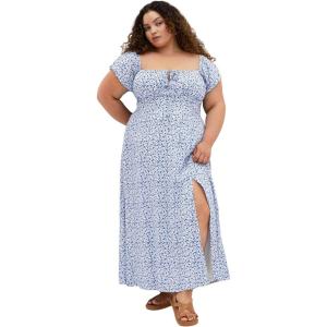 City Chic Women’s Plus Size Dress – Abbie(Azure Floral)