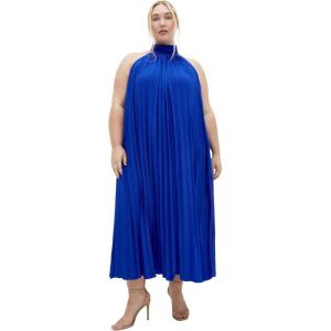 City Chic Women’s Plus Size Dress – Aida Halter Neck Maxi(Cobalt)