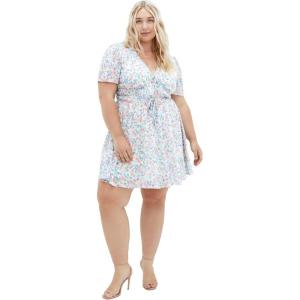 City Chic Women’s Plus Size Dress – Cara Print(Delicate Ditsy)