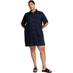 City Chic Women’s Plus Size Dress – Denim Jojo(Dark Denim)