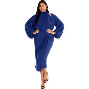 City Chic Women’s Plus Size Dress – Jaylee(Deep Ocean)