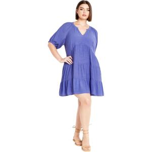 City Chic Women’s Plus Size Dress – Kara(Amethyst)