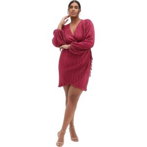 City Chic Women’s Plus Size Dress – Kira(Plum)