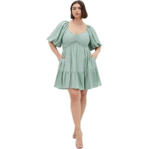 City Chic Women’s Plus Size Dress – Mindy(Sage)