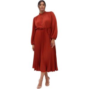 City Chic Women’s Plus Size Dress-Oasis(Cinnamon)