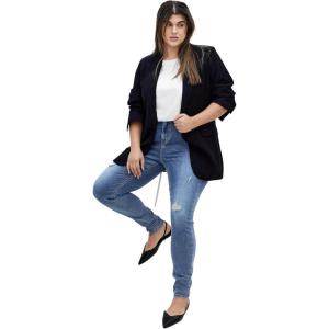 City Chic Women’s Plus Size Jean – Asha Nola(Mid Wash)