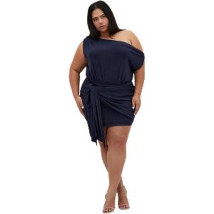City Chic Women’s Plus Size Mini Dress – Paloma(Navy)