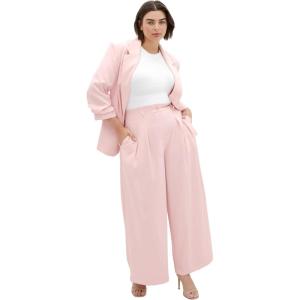 City Chic Women’s Plus Size Pants – Abbie(Heavenly Pink)