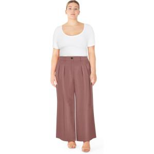 City Chic Women’s Plus Size Pants – Bailey(Dusty Pink)