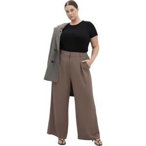 City Chic Women’s Plus Size Pants – Jordan(Walnut)