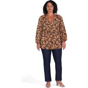 City Chic Women’s Plus Size Shirt – Makayla(Paisley)