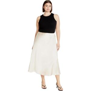 City Chic Women’s Plus Size Skirt – Miranda(Cream)
