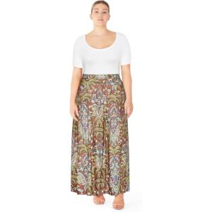City Chic Women’s Plus Size Skirt – Sable(Print)