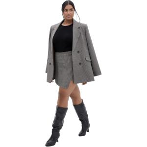 City Chic Women’s Plus Size Skort – Tiana Plaid(Plaid)