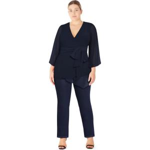 City Chic Women’s Plus Size Top – Ainsley(Navy)