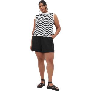 City Chic Women’s Plus Size Top – Cornelia Wave(Wave)